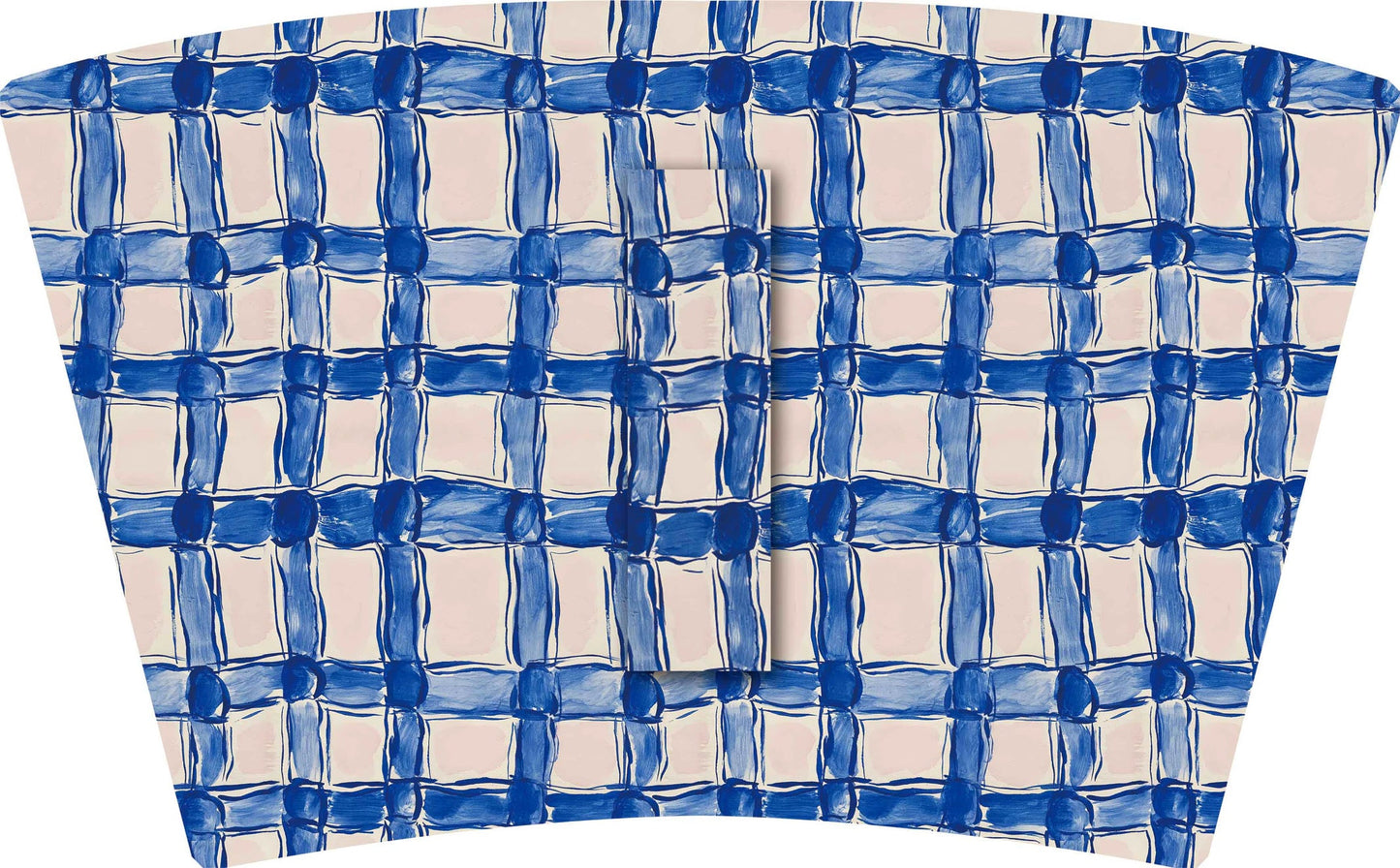 (MID AUGUST PRE-ORDER)  Royal Blue Gingham with Royal Blue Bow (TALL ONLY)