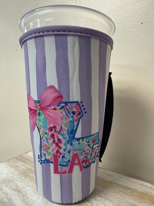 State-Louisanna Stripes & Bows  (TALL ONLY)