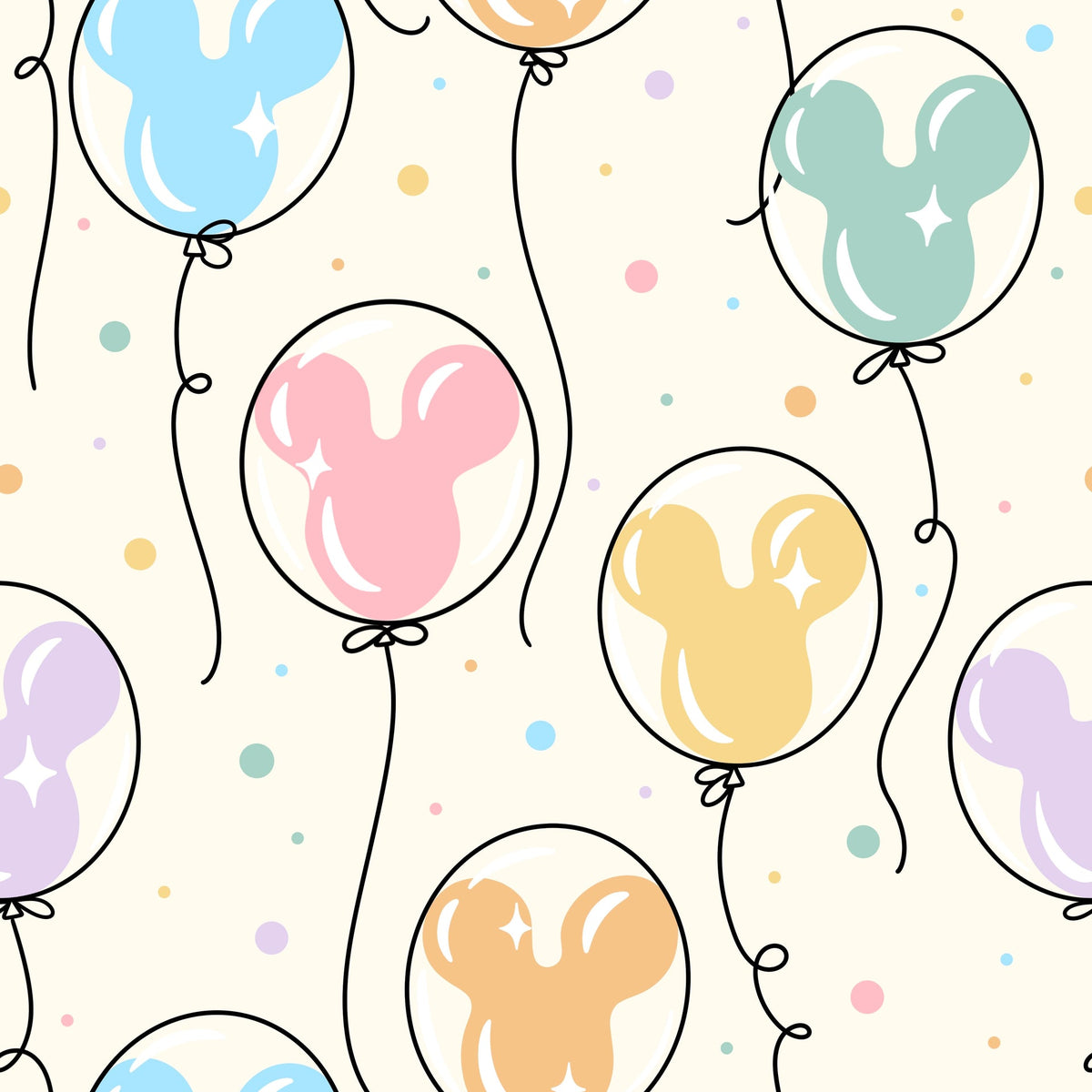 (MID OCTOBER PRE-ORDER) 
HAPPIEST PLACE BALLOONS (TALL ONLY)