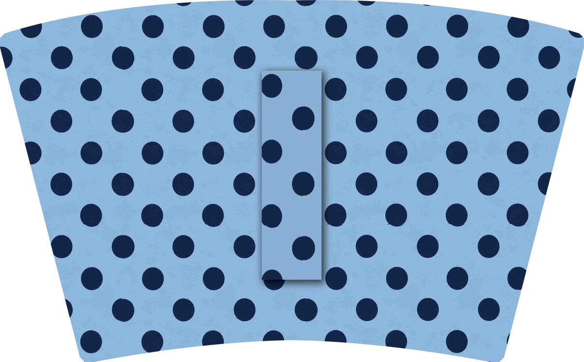 (MID OCTOBER PRE-ORDER) Light Blue & Dark Blue Dots (Sorority Inspired -KAPPA  KAPPA GAMMA) (TALL ONLY)