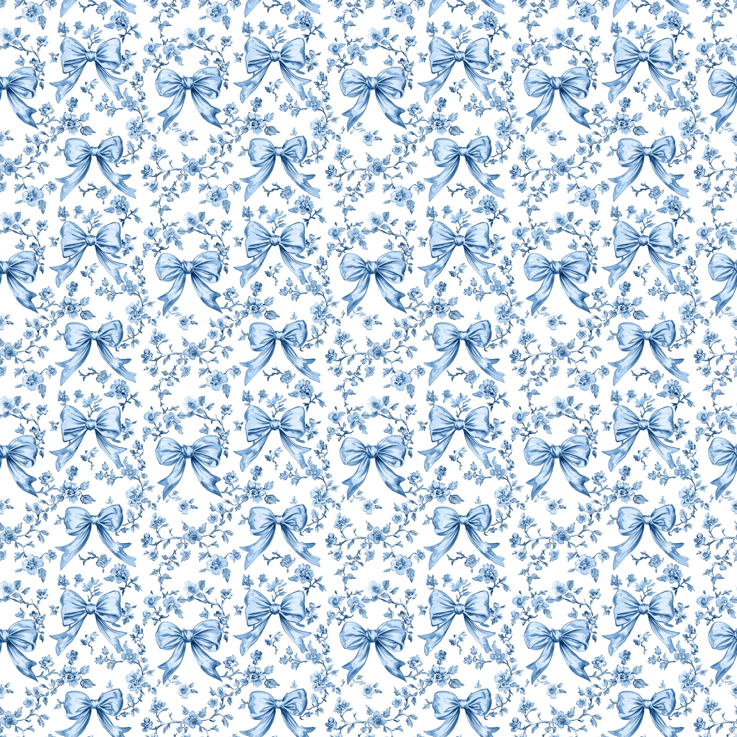 *NEW BLUE BOWS (TALL)