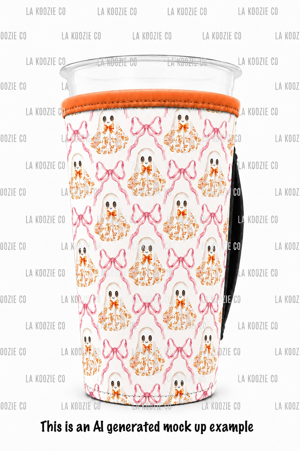 (EARLY SEPTEMBER PRE-ORDER) ORANGE BOW GHOST & PINK BOWS(TALL ONLY)