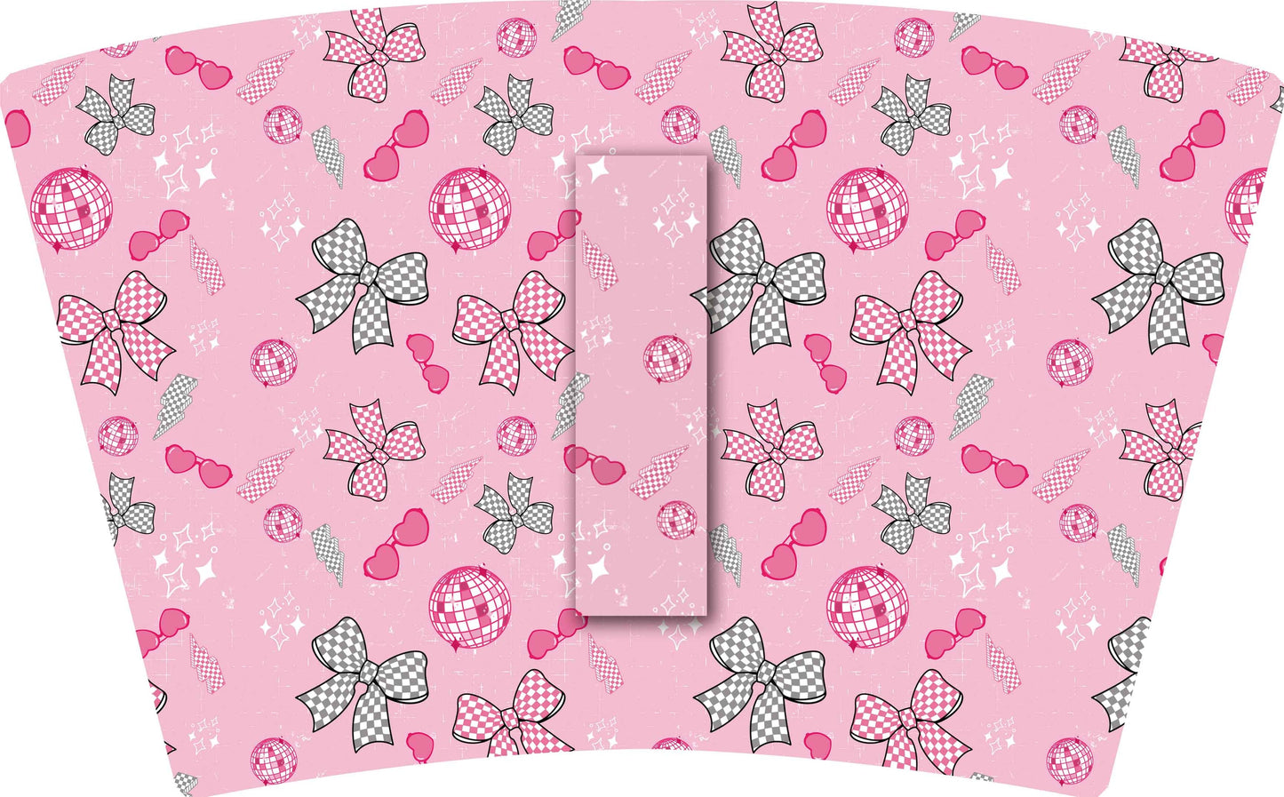 (MID JUNE PRE-ORDER) PINK DISCO CHECKER  (TALL ONLY)