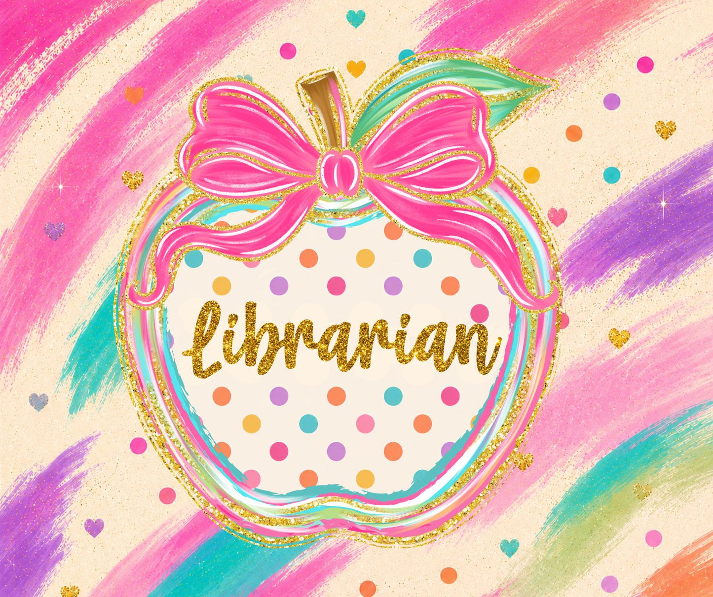 (MID AUGUST PRE-ORDER) LIBRARIAN-Polka Dot Apple(TALL ONLY)