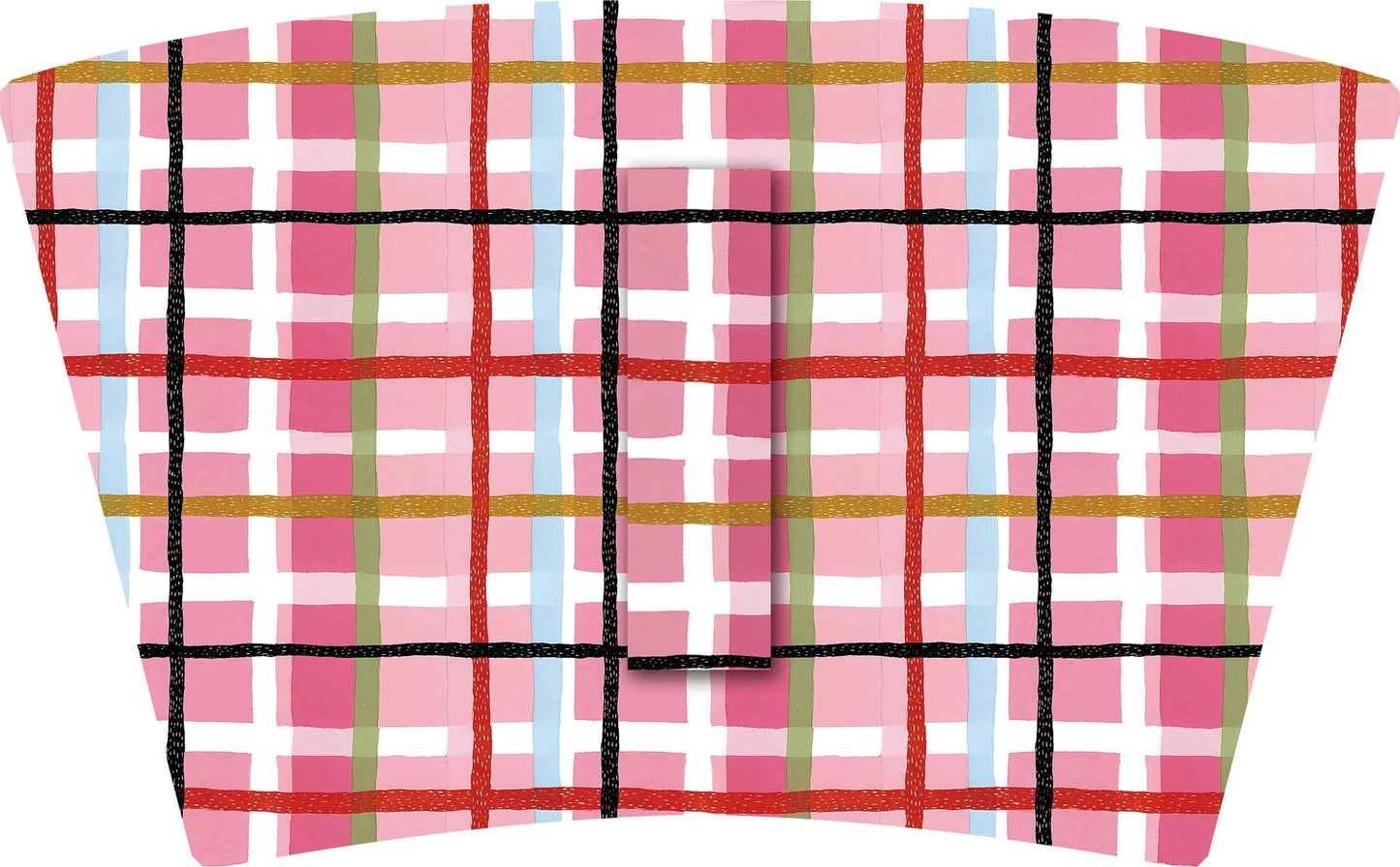 (MID AUGUST PRE-ORDER)    (TALL ONLY) Pink Oxford Plaid with Blue Bow