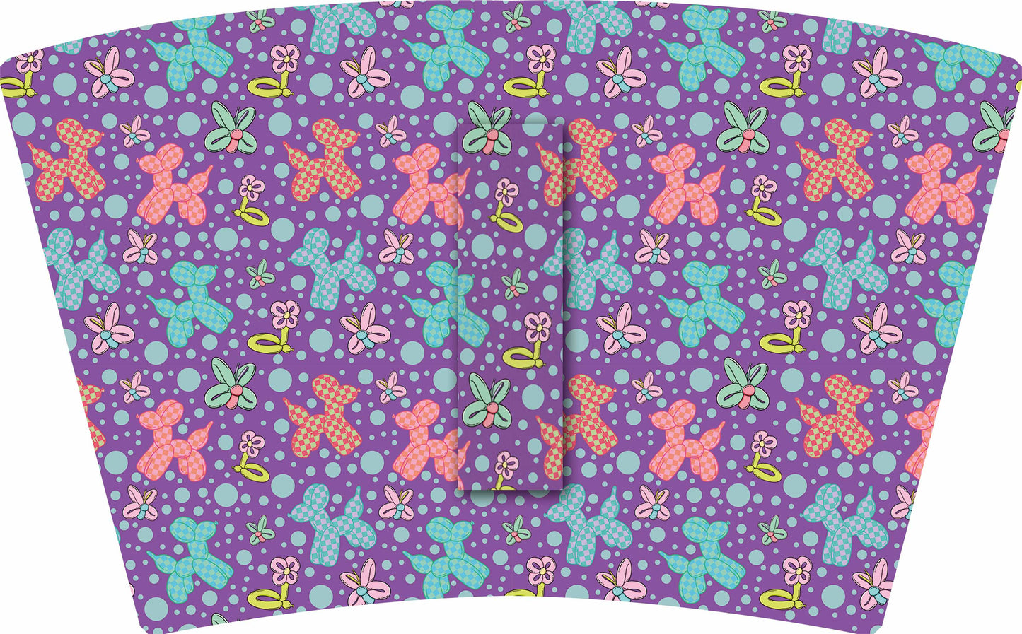 Checkered Balloon Dogs TALL RETAIL