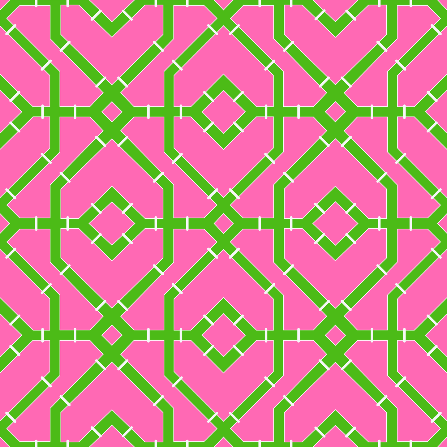 LM-PINK  & GREEN  KENDRA LATTICE(Tall)