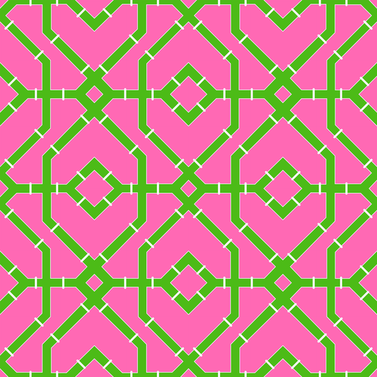 LM-PINK  & GREEN  KENDRA LATTICE(Tall)