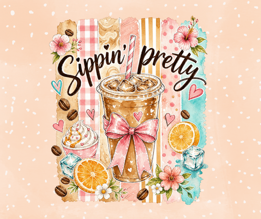 (MID JUNE PRE-ORDER) SIPPIN PRETTY-ICED COFFEE  (TALL ONLY)
