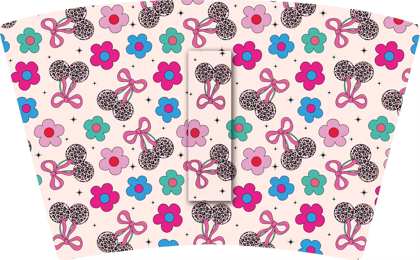 🥤KIDS) LEOPARD CHERRY BOW & FLOWER POWER