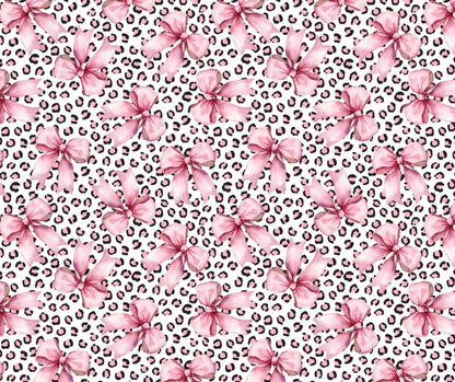 Pink Leopard w/ Pink Bows (TALL)