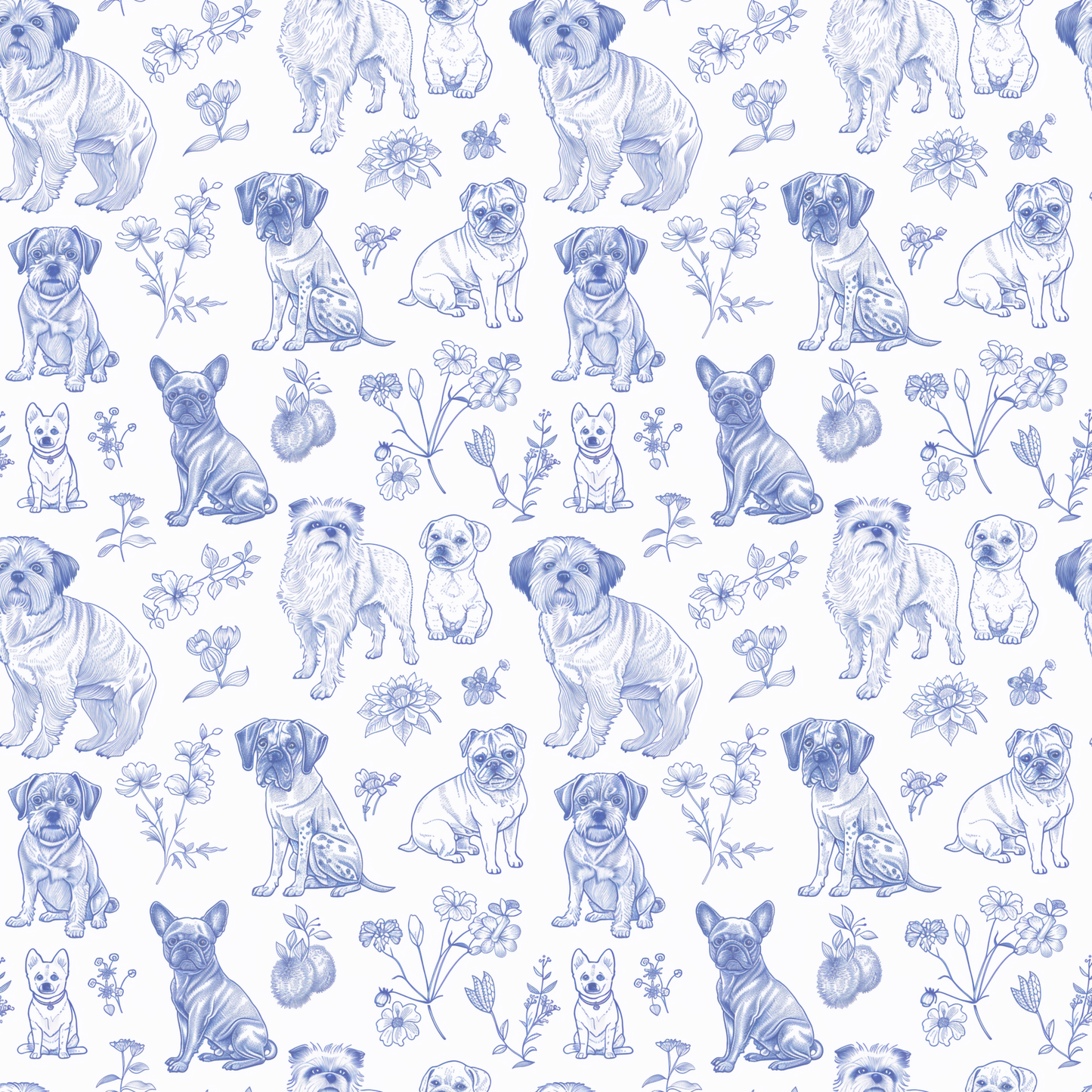 LM-MY SMALL FRIENDS BLUE  (TALL)