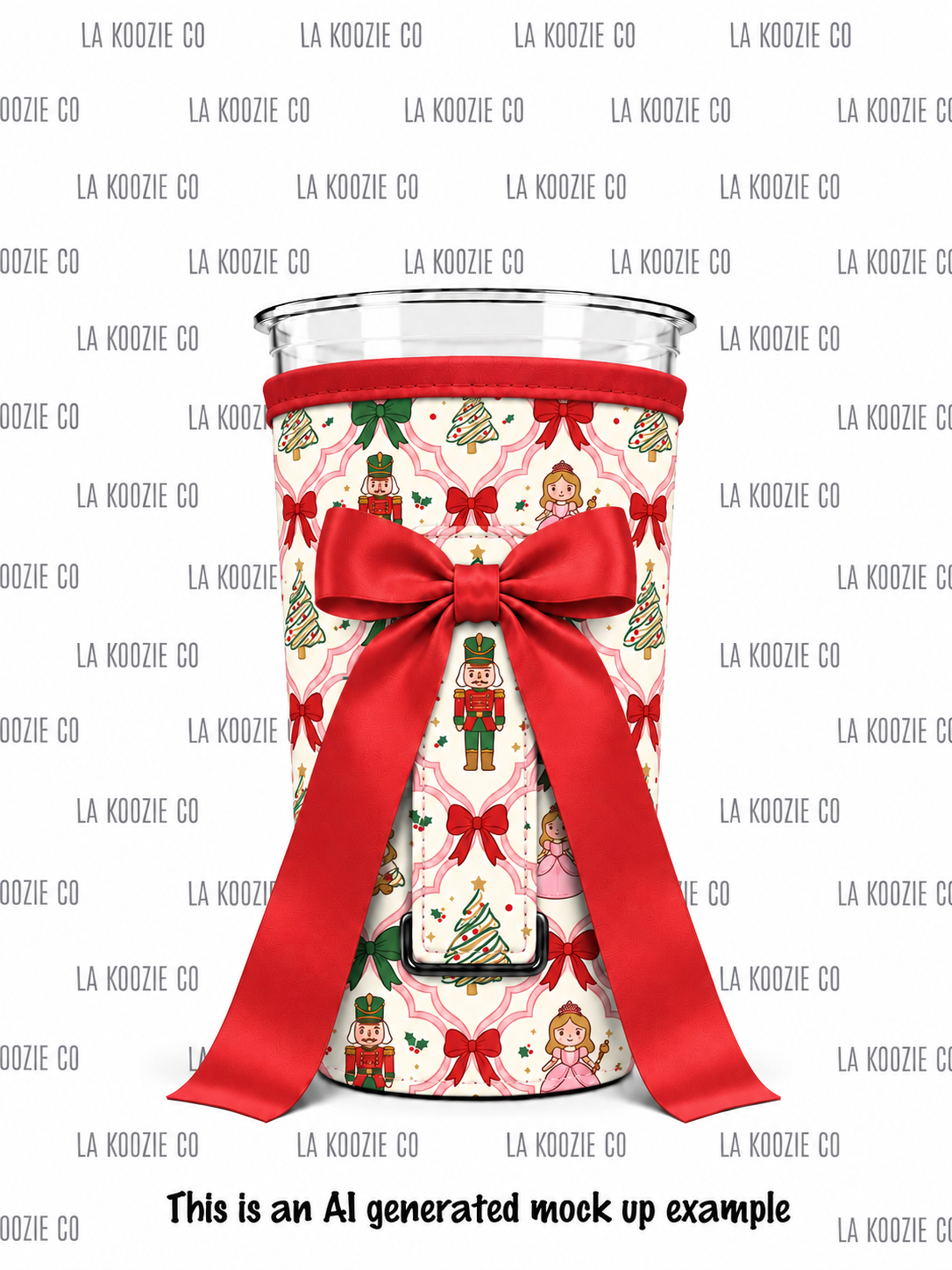 (MID OCTOBER PRE-ORDER) Christmas-Nutcracker with Red Bow  (TALL ONLY)