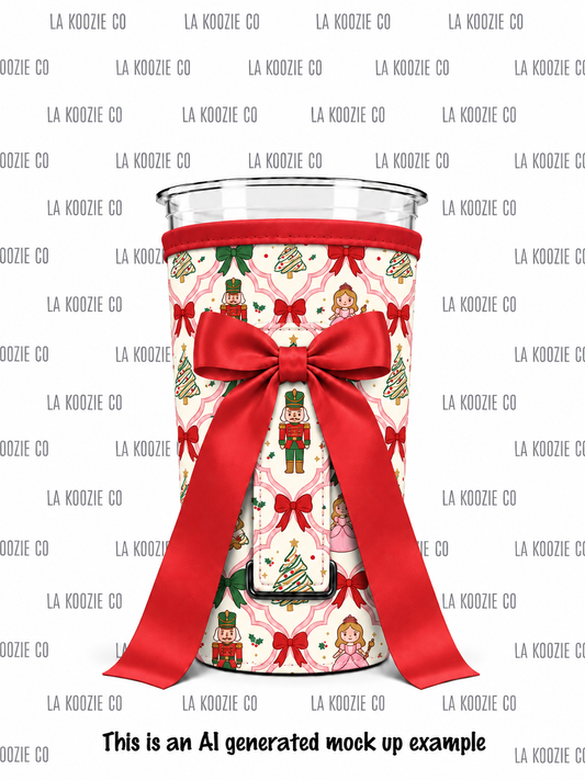 (MID OCTOBER PRE-ORDER) Christmas-Nutcracker with Red Bow  (TALL ONLY)