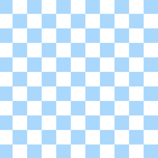 (MID OCTOBER PRE-ORDER) Blue Checker   (TALL ONLY)