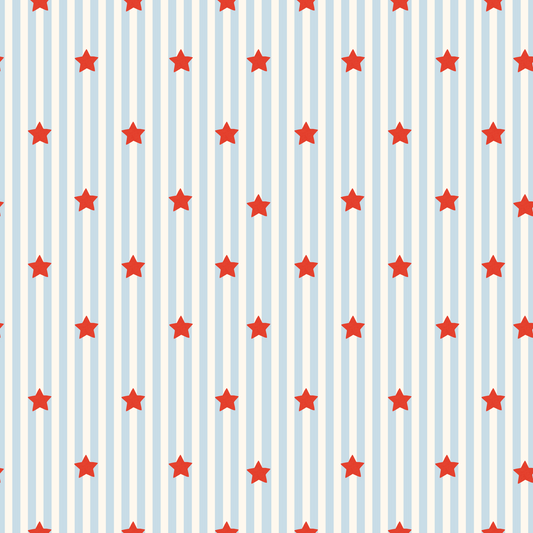 (MID JUNE PRE-ORDER) BLUE STRIPES & RED STARS (TALL ONLY)