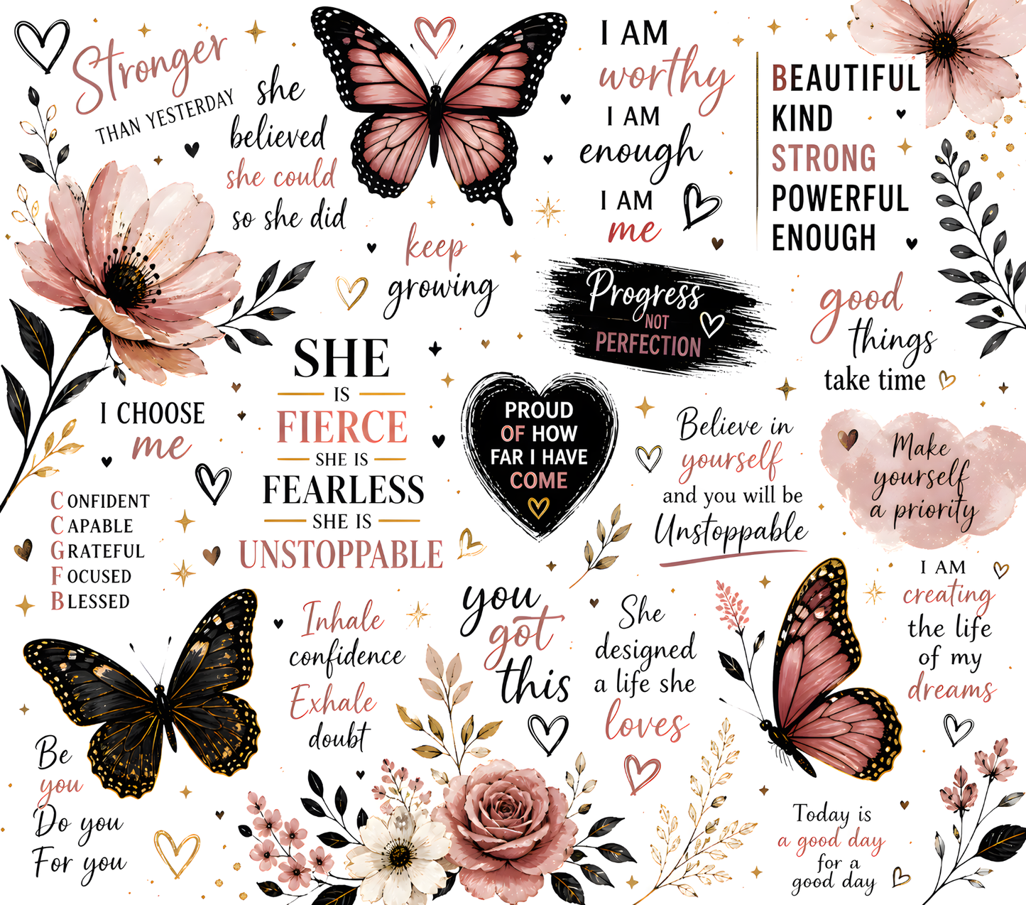 (MID JUNE PRE-ORDER)  I AM WORTHY -AFFIRMATION (TALL ONLY)