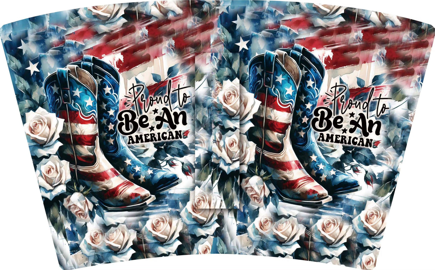JULY 4TH PROUD TO BE AN ANERICAN  (TALL ONLY)