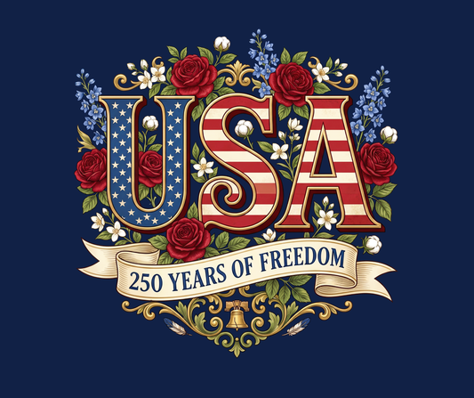 (MID JUNE PRE-ORDER)   USA CREST 250 YRS  (TALL ONLY)