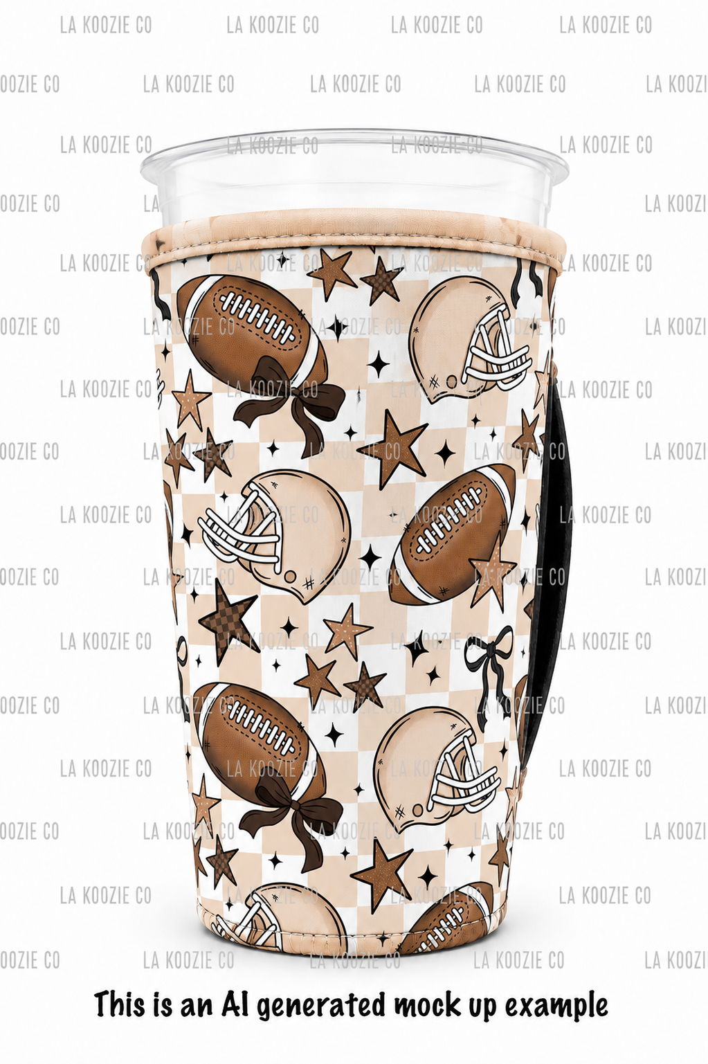(EARLY SEPTEMBER PRE-ORDER) FOOTBALL CHECKER & STARS. (TALL ONLY)