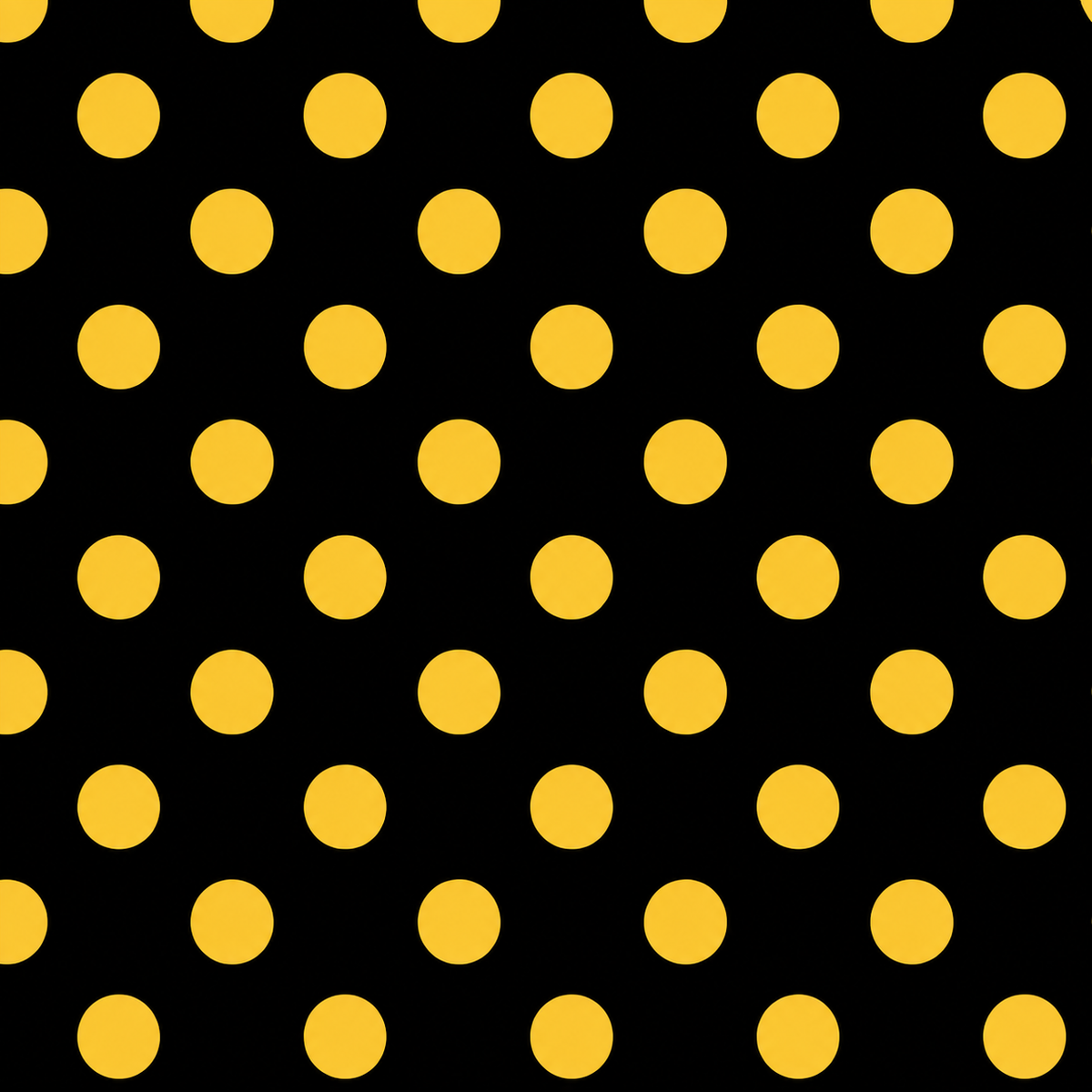 (MID OCTOBER PRE-ORDER) Black & Gold Dots (Sorority Inspired -KAPPA  ALPHA THETA) (TALL ONLY)
