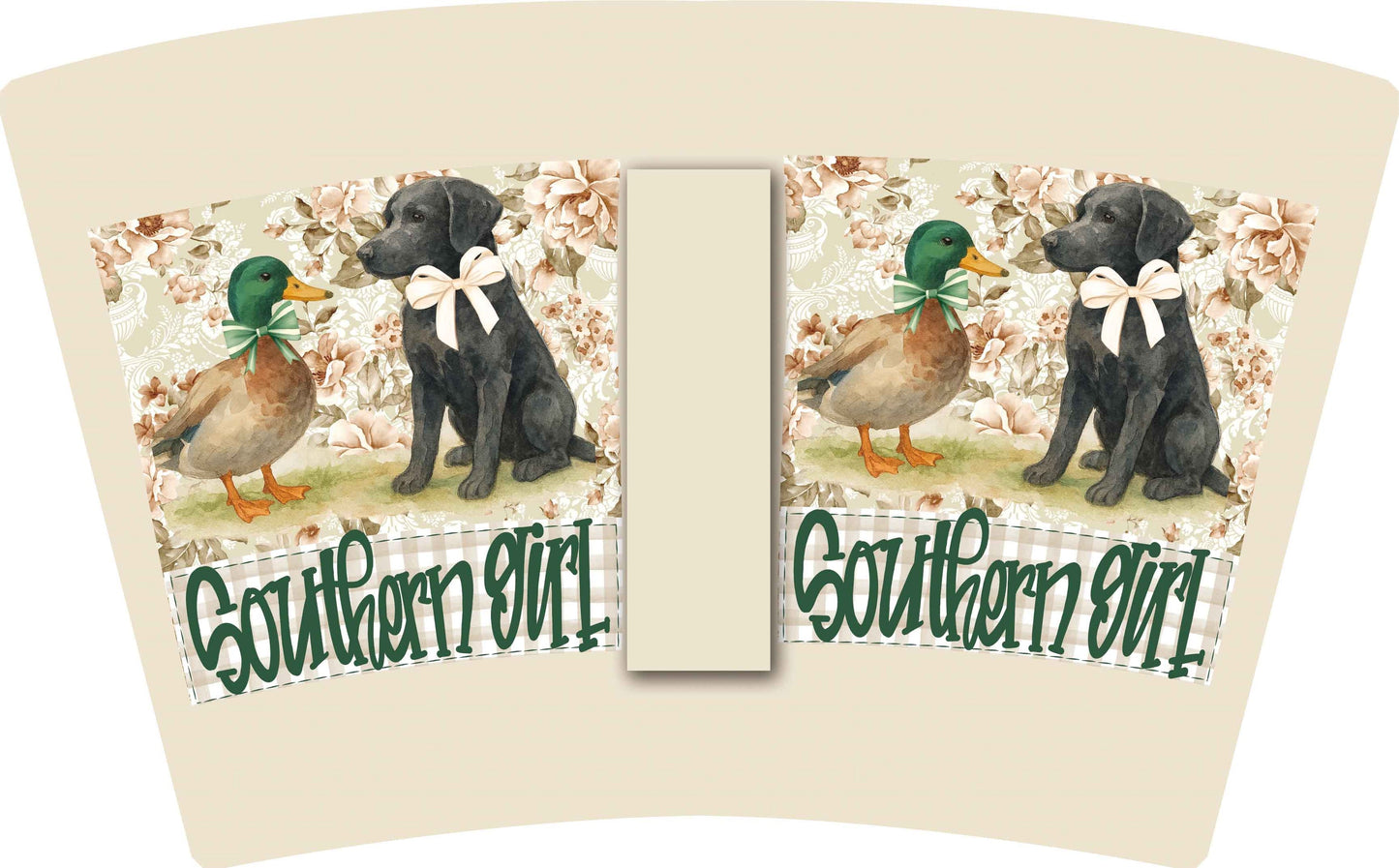 (MID JUNE PRE-ORDER) SOUTHERN GIRL DOG & DUCK   (TALL ONLY)