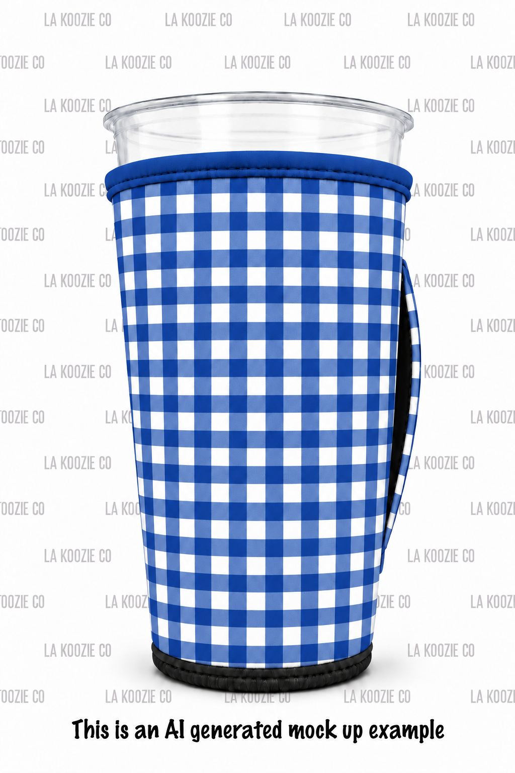 (LATE NOVEMBER PRE-ORDER)SMALL ROYAL BLUE GINGHAM (TALL ONLY)