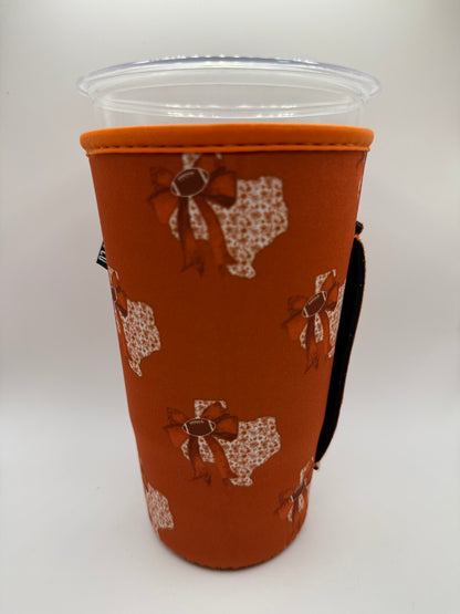 Orange TX STATE WITH BOW TALL RETAIL