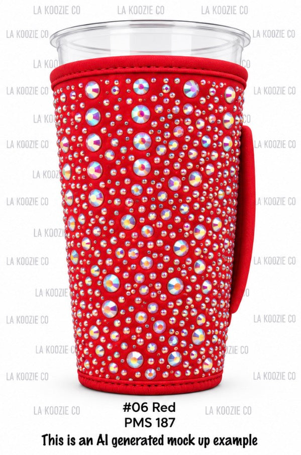 (MID OCTOBER PRE-ORDER) Rhinestones- RED #06 (TALL ONLY)