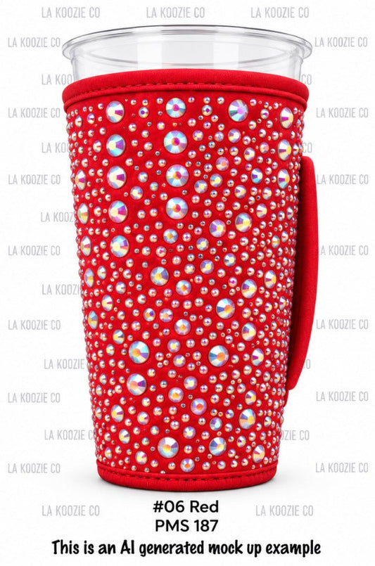 (MID OCTOBER PRE-ORDER) Rhinestones- RED #06 (TALL ONLY)
