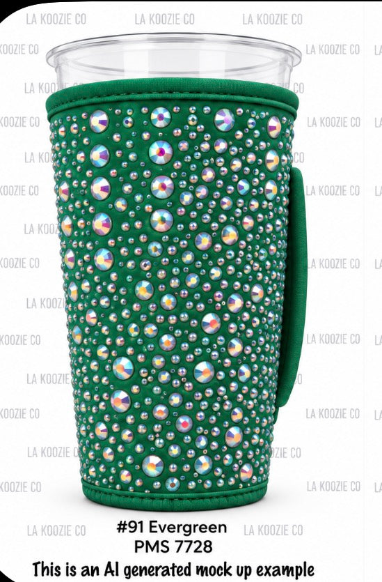 (MID OCTOBER PRE-ORDER) Rhinestones- EVERGREEN #91 (TALL ONLY)