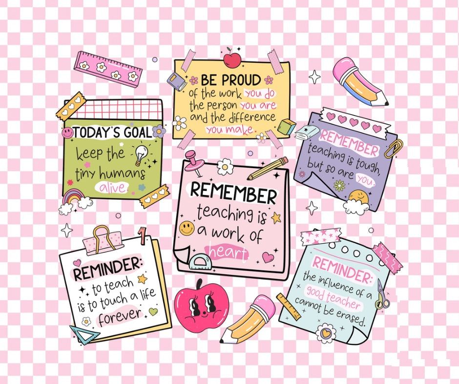 TEACHER AFFIRMATIONS (TALL ONLY)