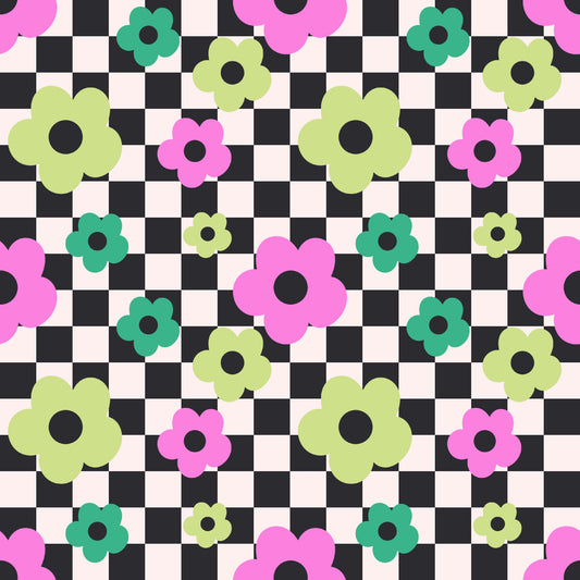 Funkey Daisies Green & Pink (TALL ONLY)