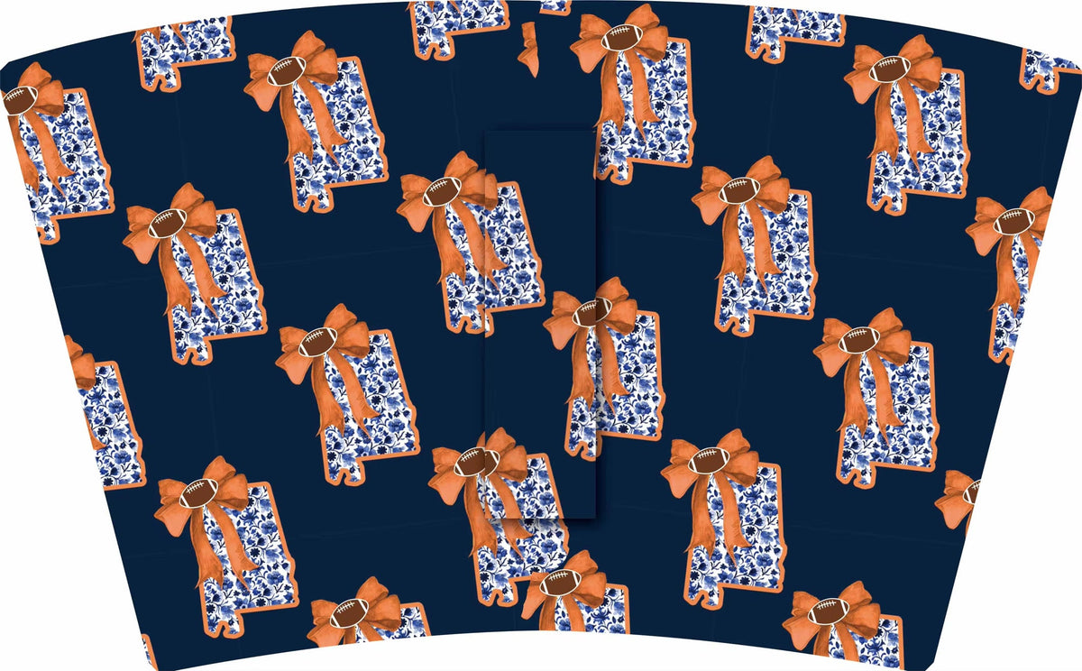 (MID OCTOBER PRE-ORDER) 
Navy & Orange AL STATE AUB (TALL ONLY)