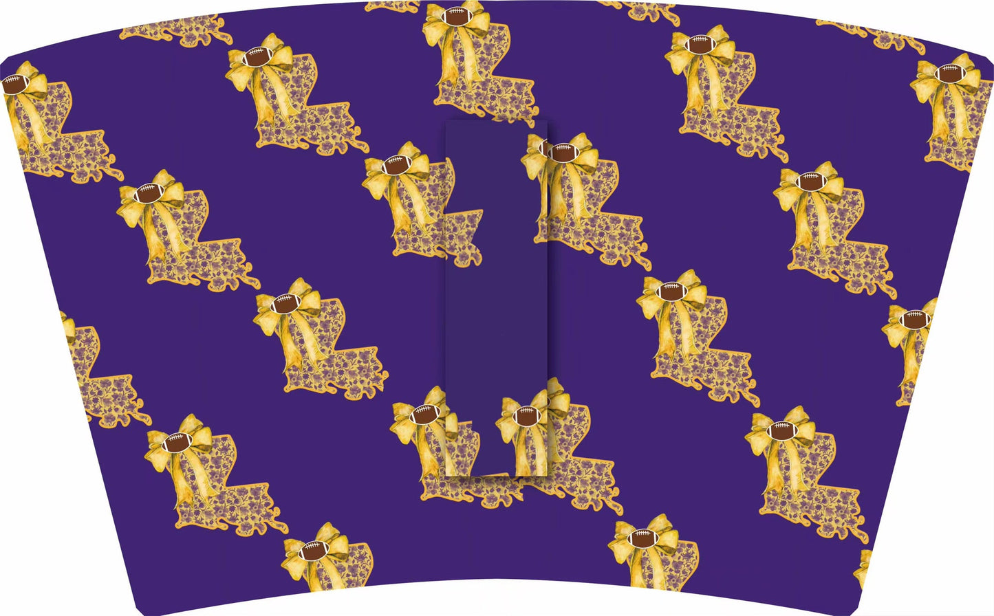 Purple & Gold LA STATE (TALL)