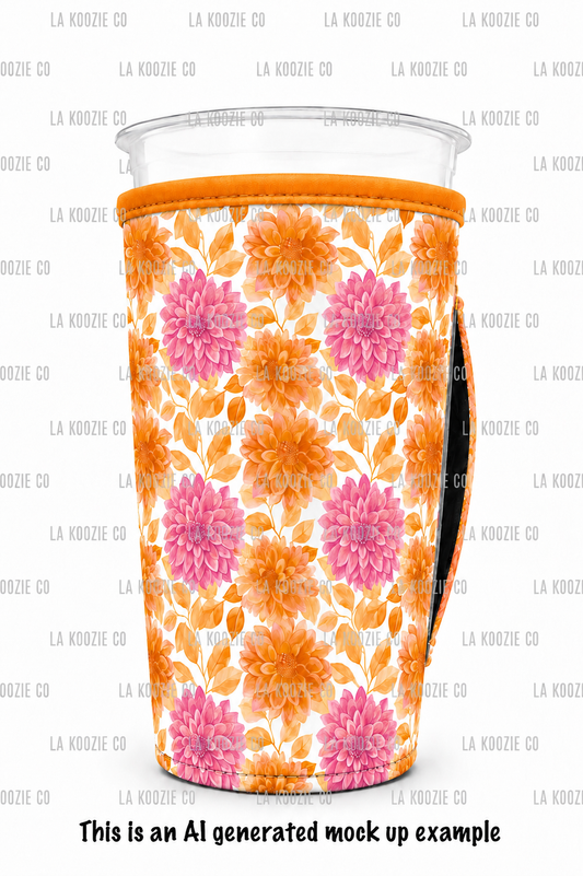 ES-ORANGE & PINK CHRYSANTHEMUMS TALL ONLY)
