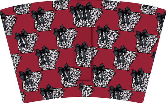 ARKANSAS STATE WITH BOW (TALL)