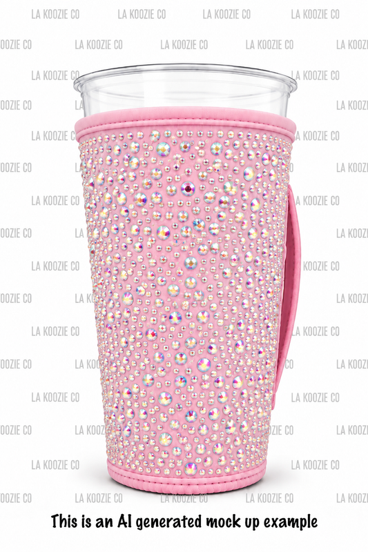 (MID OCTOBER PRE-ORDER) Rhinestones- PASTEL PINK  #115 (TALL ONLY)