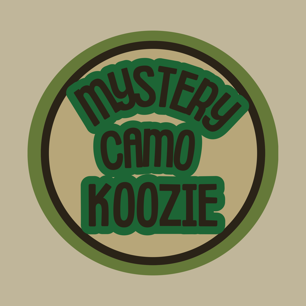 MYSTERY CAMO KOOZIE  (TALL ONLY)