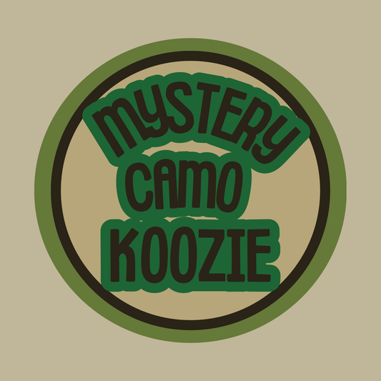 MYSTERY CAMO KOOZIE  (TALL ONLY)