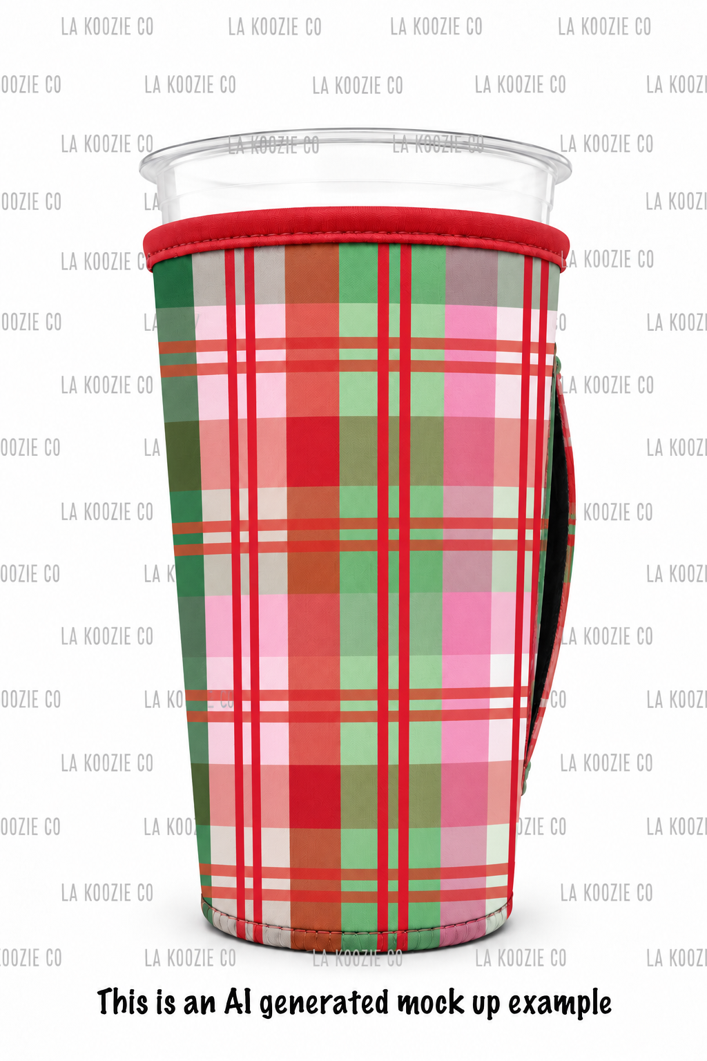 (LATE NOVEMBER PRE-ORDER) Christmas-Plaid Green, Red & Pink (TALL ONLY)