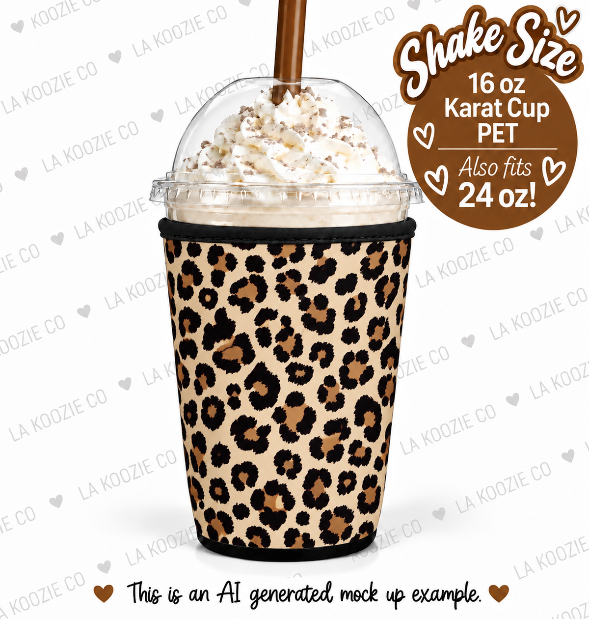 (LATE NOVEMBER PRE-ORDER) Leopard  (SHAKE SIZE ONLY)