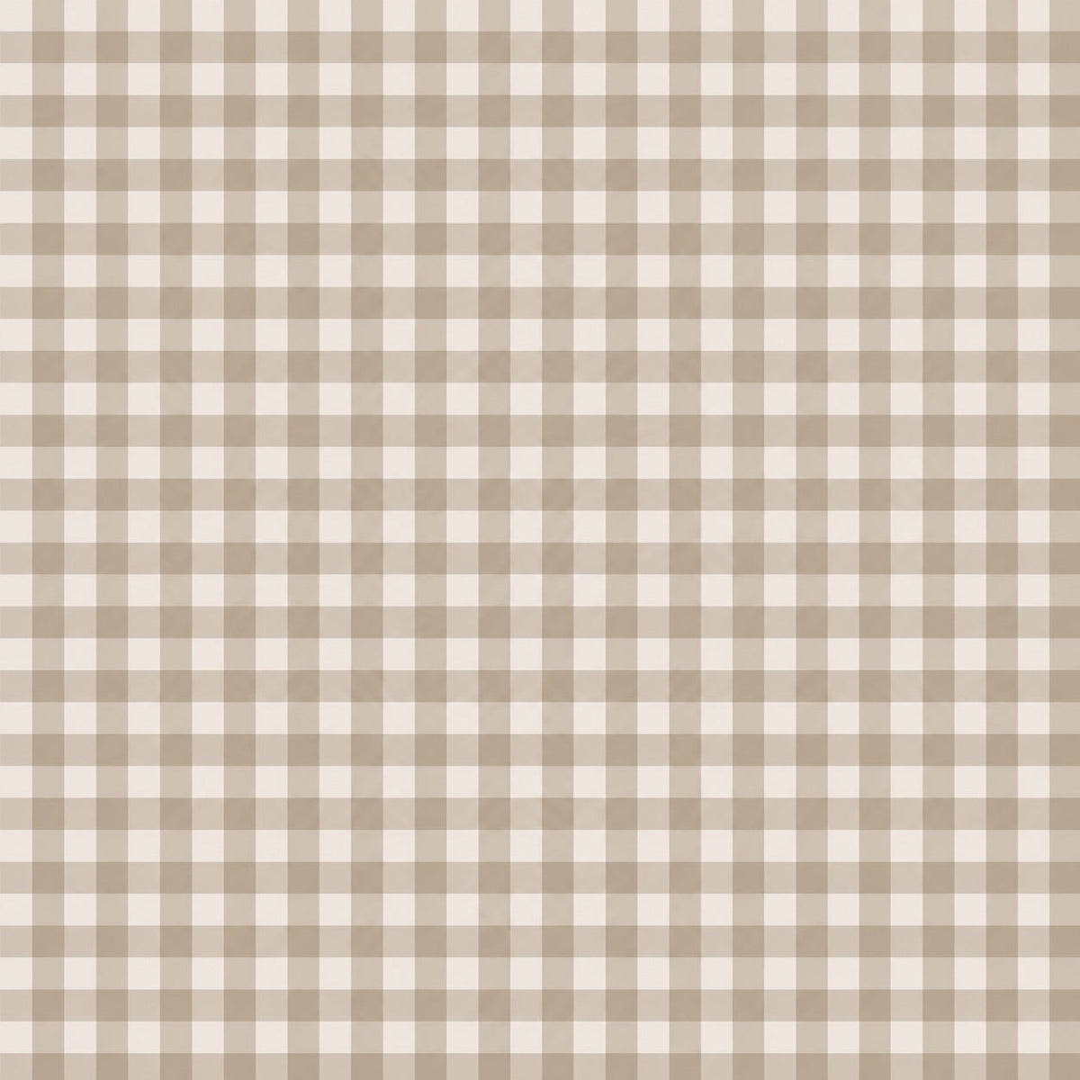 (LATE NOVEMBER PRE-ORDER)SMALL TAN  GINGHAM (TALL ONLY)