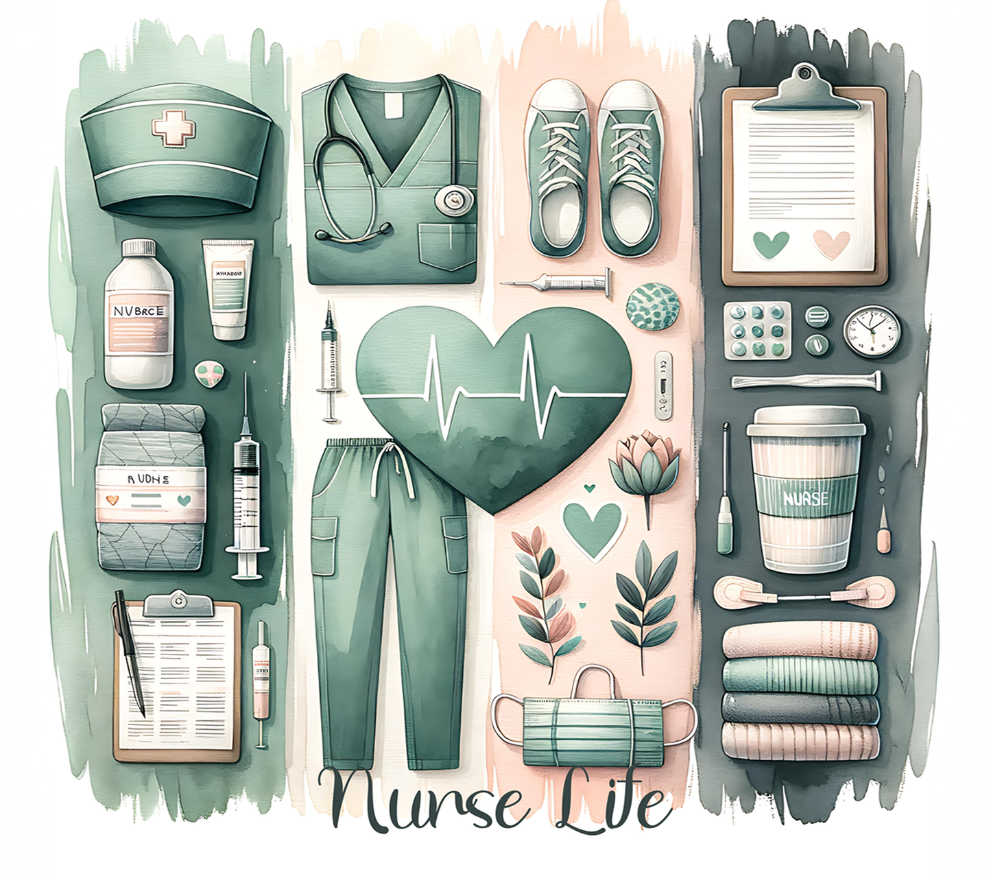 GREEN NURSE LIFE (TALL)