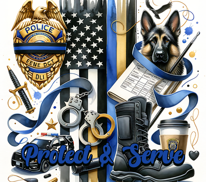 PROTECT & SERVE (TALL)