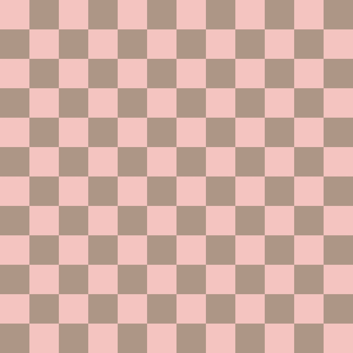 (LATE NOVEMBER PRE-ORDER) Pink & Coffee Checker with handle pink bow (TALL ONLY)